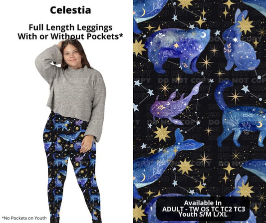 Celestia Full Length Leggings w/ Pockets