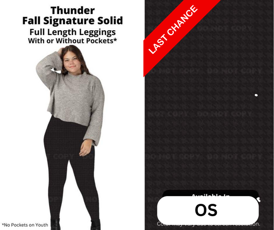 Thunder Full Length Leggings w/ Pockets