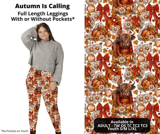 Autumn Is Calling Full Length Leggings w/ Pockets